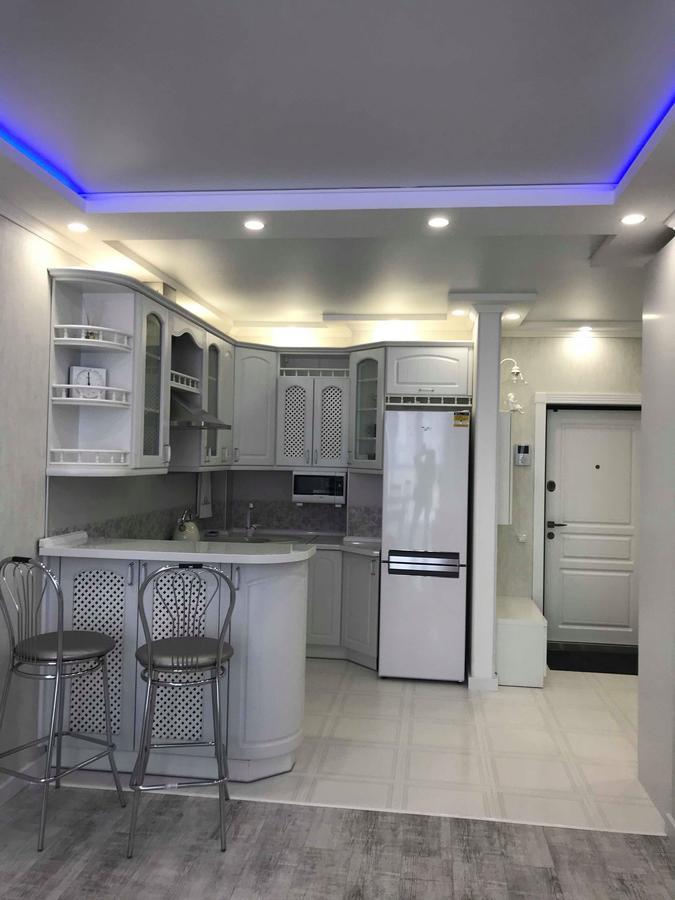 Luxe Apartment On Drahomanova Kiev Luaran gambar